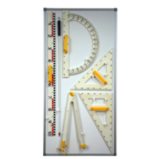 Tillbehörstavla Exacta med verktyg  för skrivtavlor